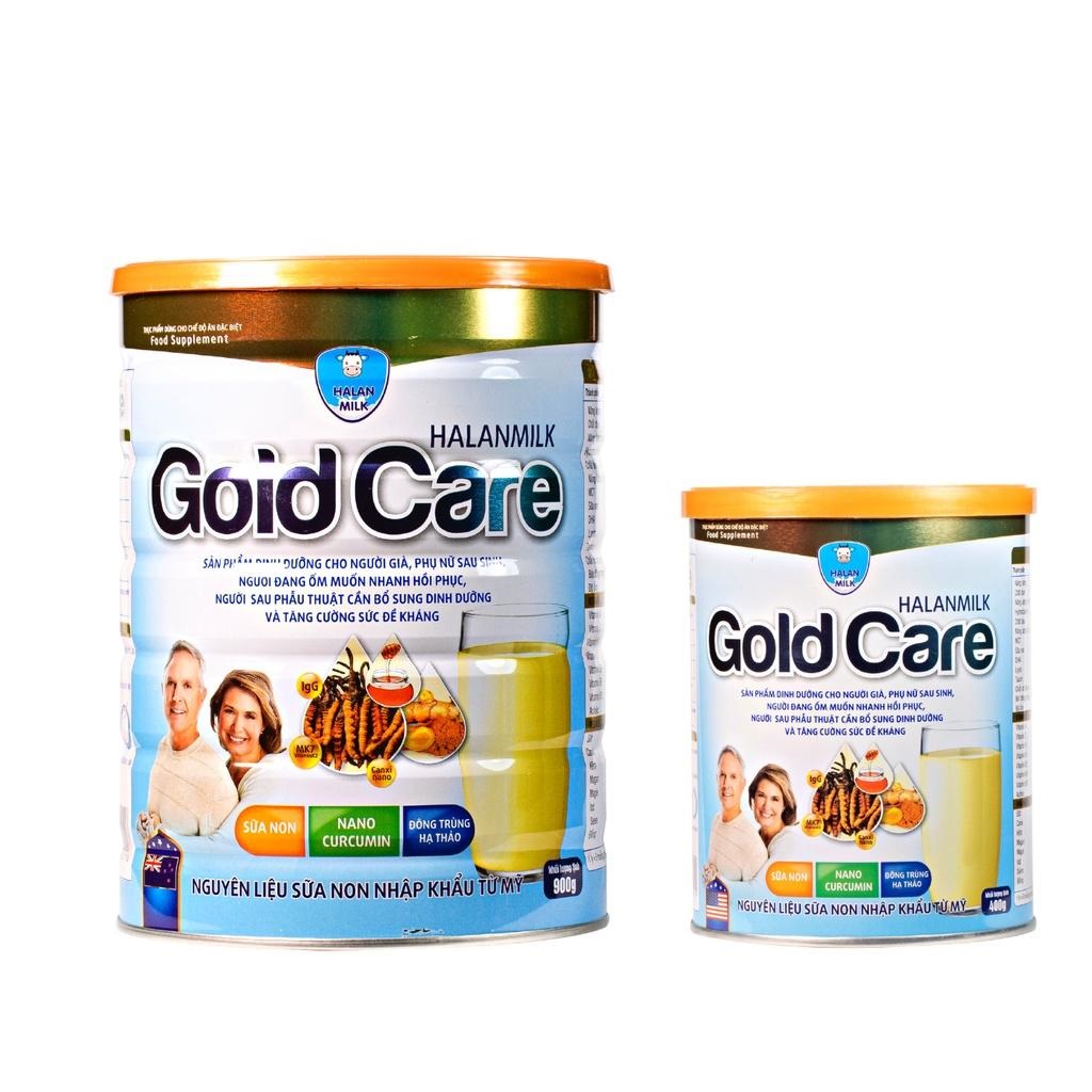 Sữa bột Halanmilk Gold Care 400g-900g đông trùng hạ thảo, phục hồi sức khỏe,Halanmilk