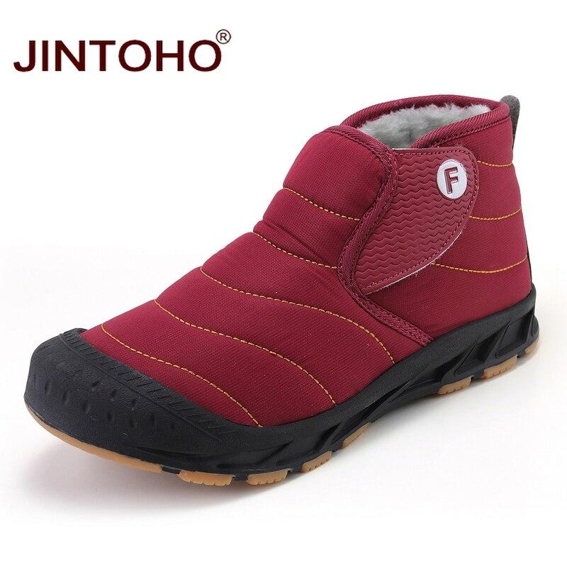 Large Size Unisex Winter Boots Warm Men Boots Warm Snow Shoes Slip On Men Shoes Winter Boots For Men