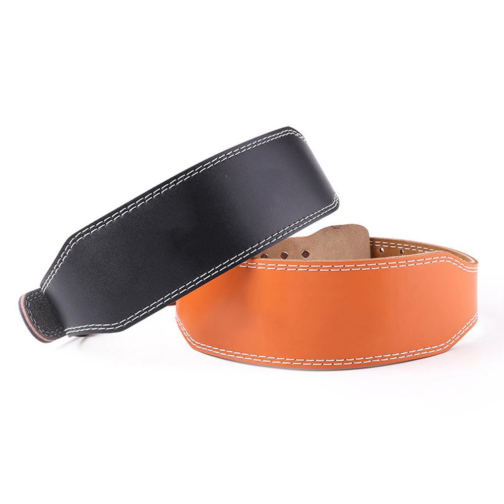 Wide Weightlifting Belt Bodybuilding Fitness Belts Barbell Powerlifting Training Waist Protector Leather Waist Support