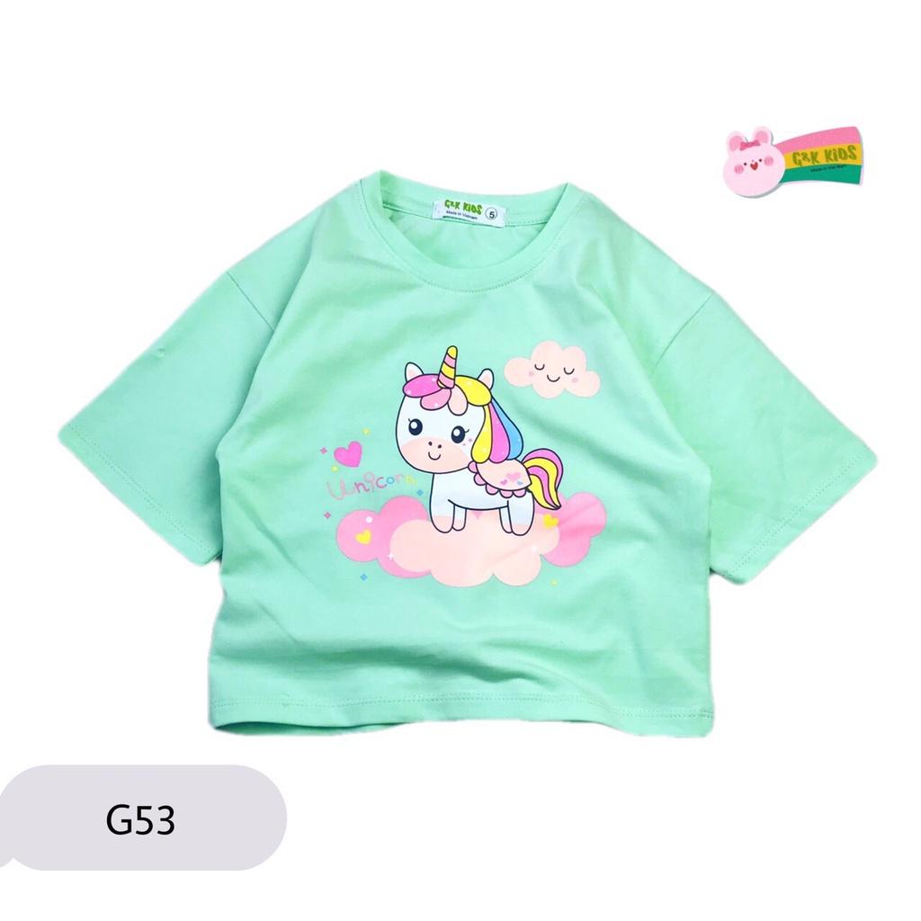 Áo Thun Form Lửng Bé Gái G53 Nhí Đỏ Sevenporo - G&amp;K KidsSEVENPORO.COM