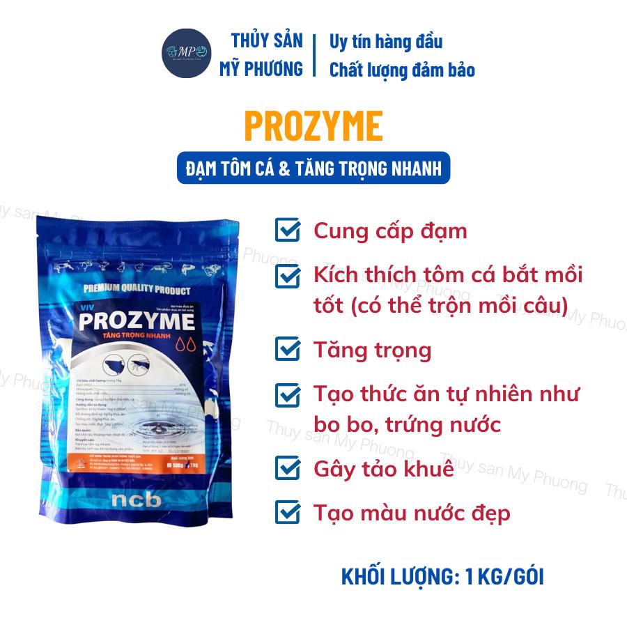 Đạm tăng trọng gây màu nước tảo tạo bo bo Prozyme nặng cân kích thích ăn nhiều mồi câu cho tôm thẻ cá lươn ếch ốc baba