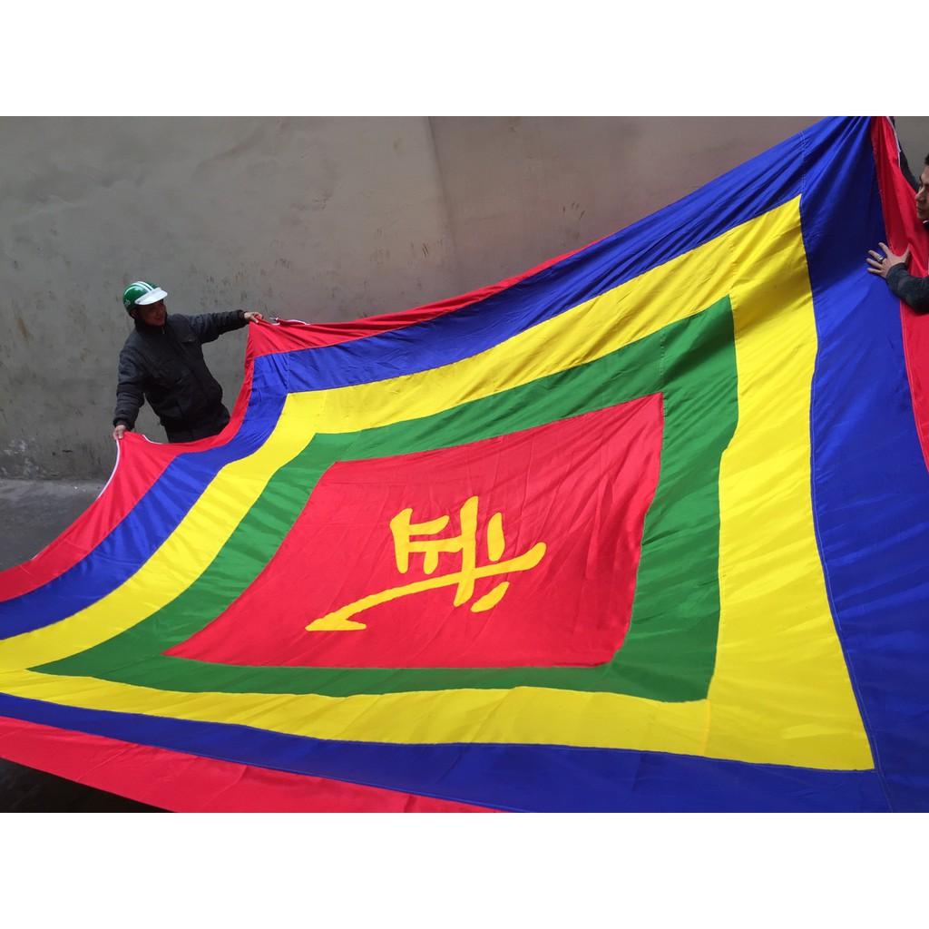 Cờ thần 4m in chữ dòng họ