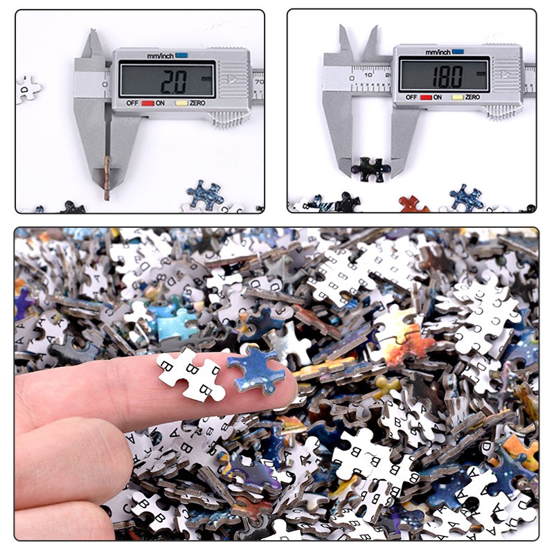 Bộ Tranh Ghép Xếp Hình 1000 Pcs Jigsaw Puzzle (Tranh ghép 70*50cm) Đèn Bí Ngô Helloween Bản Thú Vị Cao Cấp