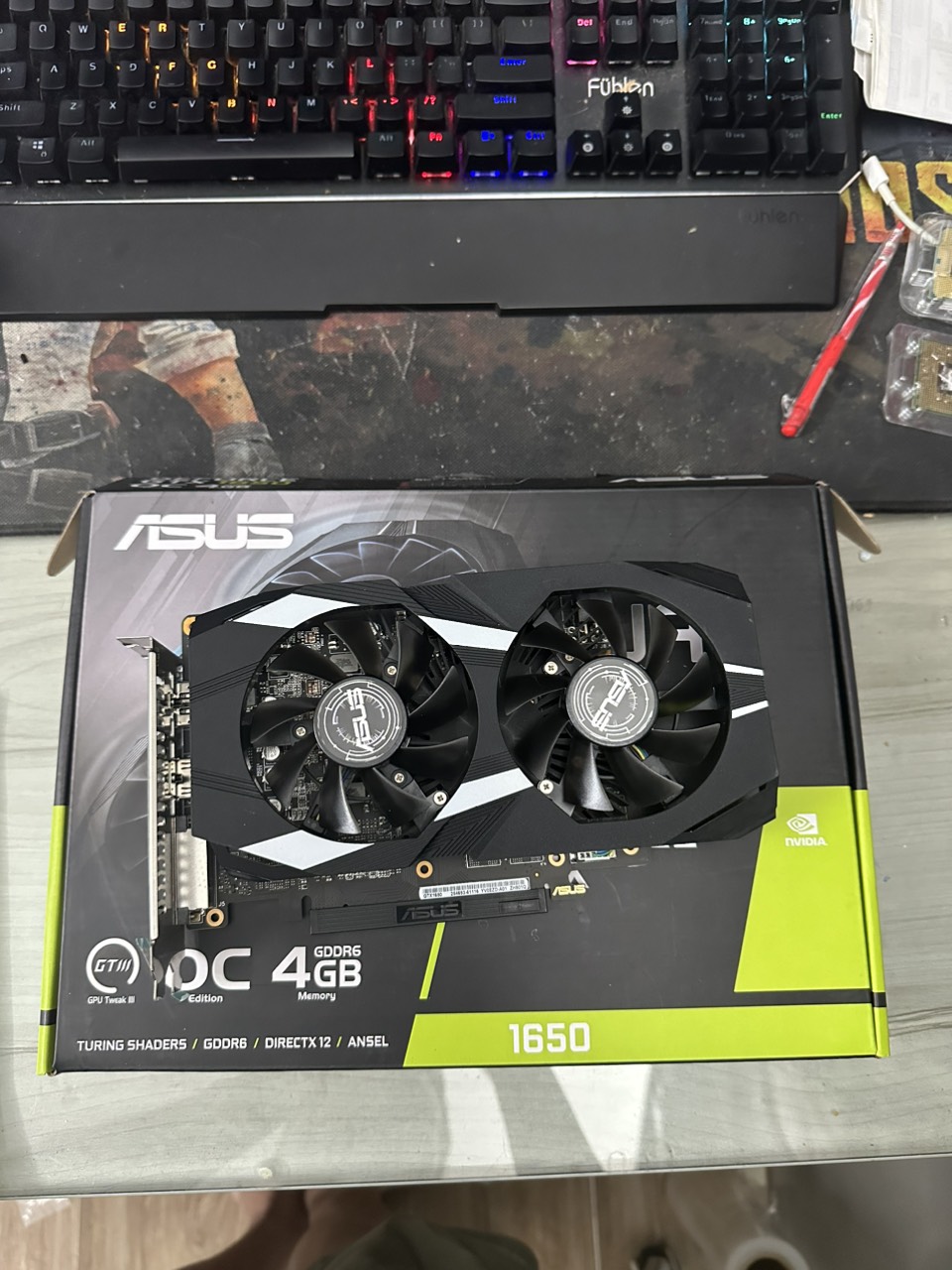 VGA (Cạc màn hình) ASUS DUAL GTX 1650 4GB GDDR6 (HÀNG CHÍNH HÃNG)