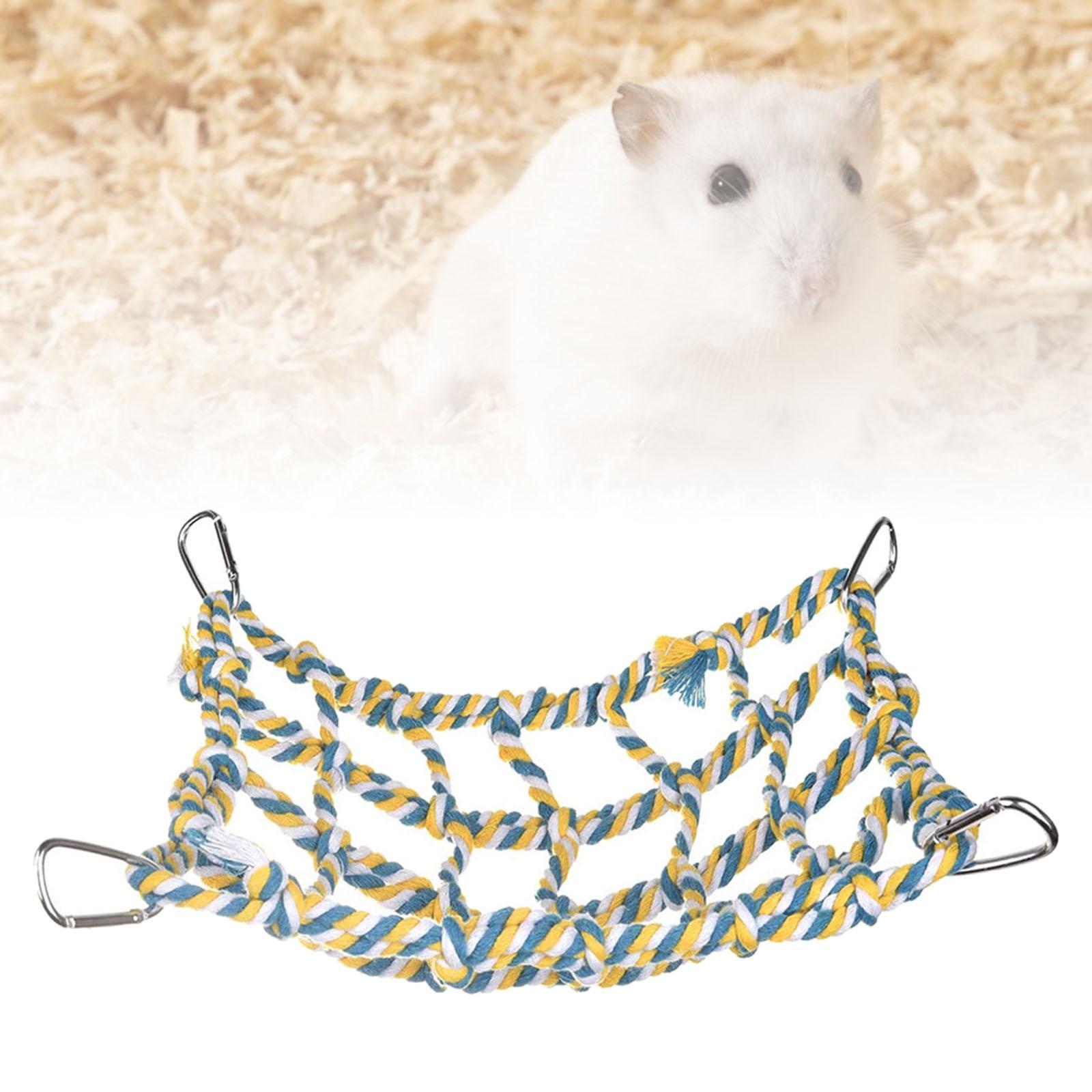 Hamster Hammock rope Small Bird Hammock Parrot Hammock for Cockatiel