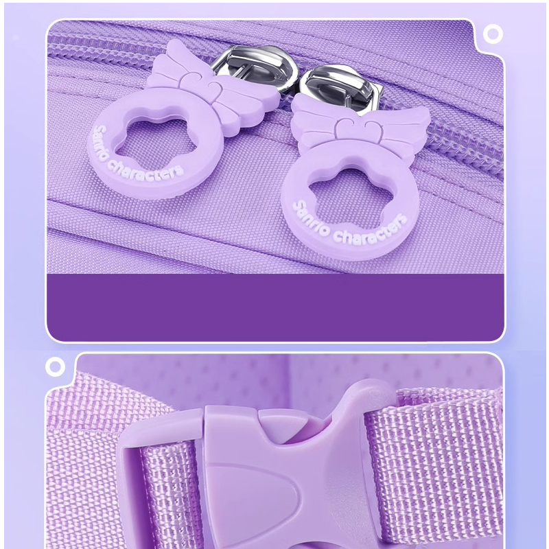 Ba lô KUROMI - CIN học sinh cấp 1 bảo về cột sống cho bé - BEE GEE HS1321