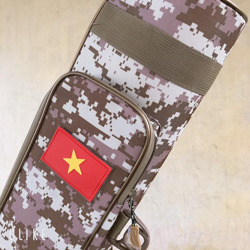 Túi đựng cần 2 ngăn cao cấp có chân tự động gấp