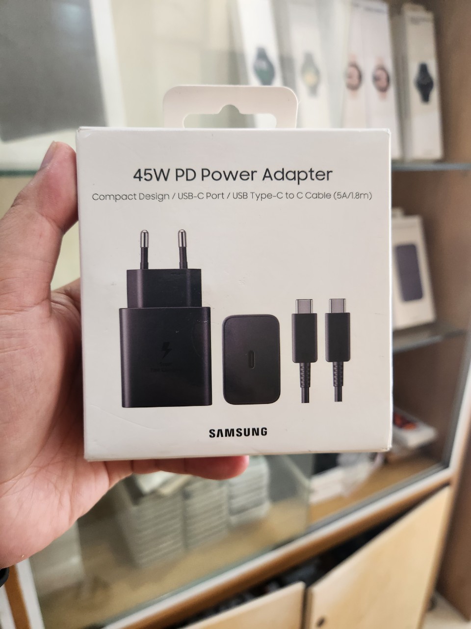 Củ sạc samsung 45W Hàng chính hãng (Không Kèm cáp)