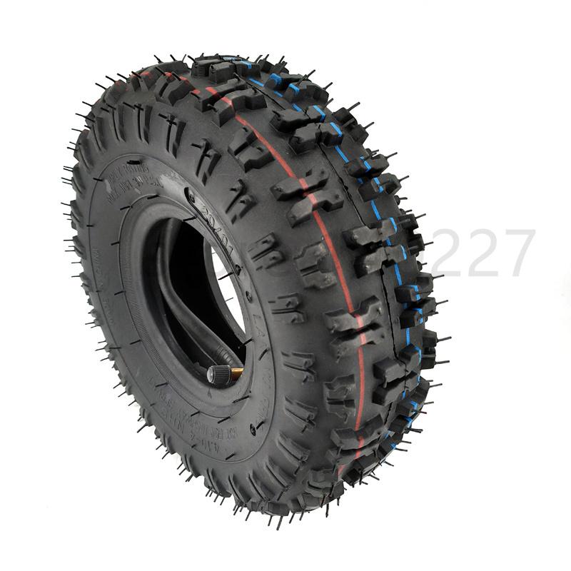 Lốp khí nén 4.10-4 Lốp ngoài 4.10/3.50-4 Ống bên trong cho ATV Quad Go Kart 47CC 49cc Chunky Fit Color: only outer tire