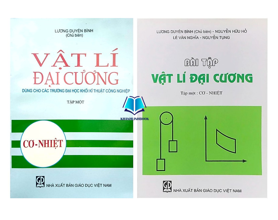 Sách - Combo Vật Lí Đại Cương Cơ nhiệt + Bài Tập Cơ nhiệt (Tập 1) (DN)