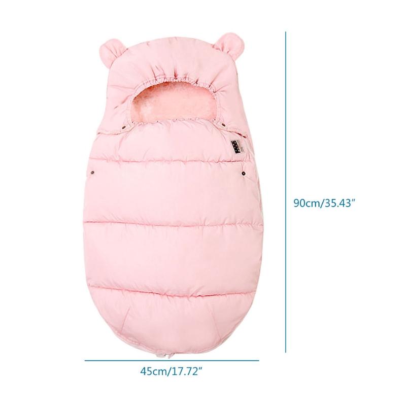 Xe Đẩy Cho Bé Túi Ngủ Mùa Đông Ấm Sleepsack Chống Gió Bao Thư Footmuff Sleepsacks