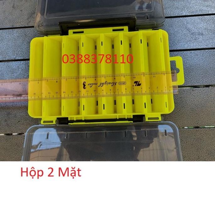 Sale to Hộp Đựng Đồ ,Hộp 2 Mặt Đựng Mồi Câu Và Phụ Kiện Câu Cá  - xả hàng tồn