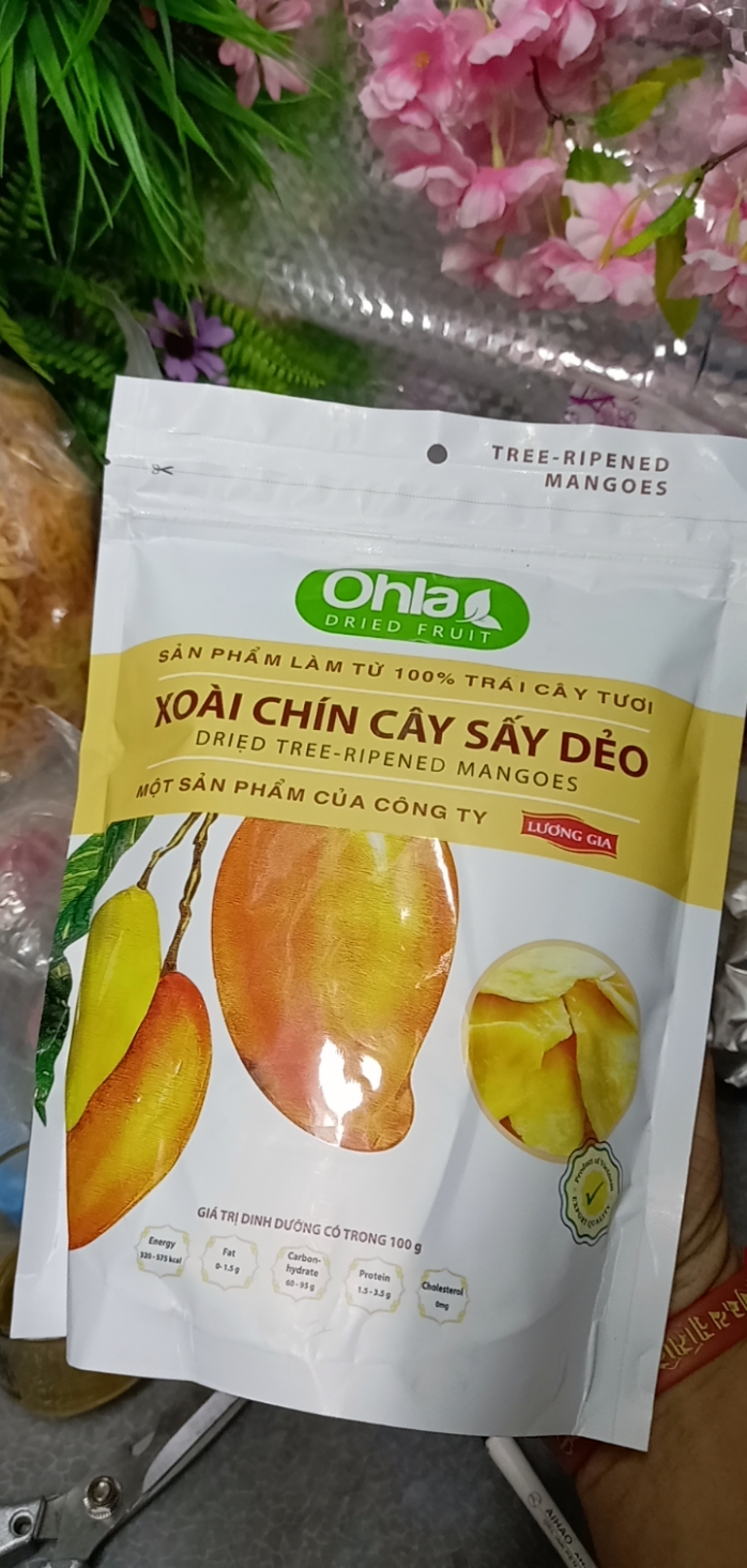 Combo 1kg xoài chín sấy dẻo Lương Gia