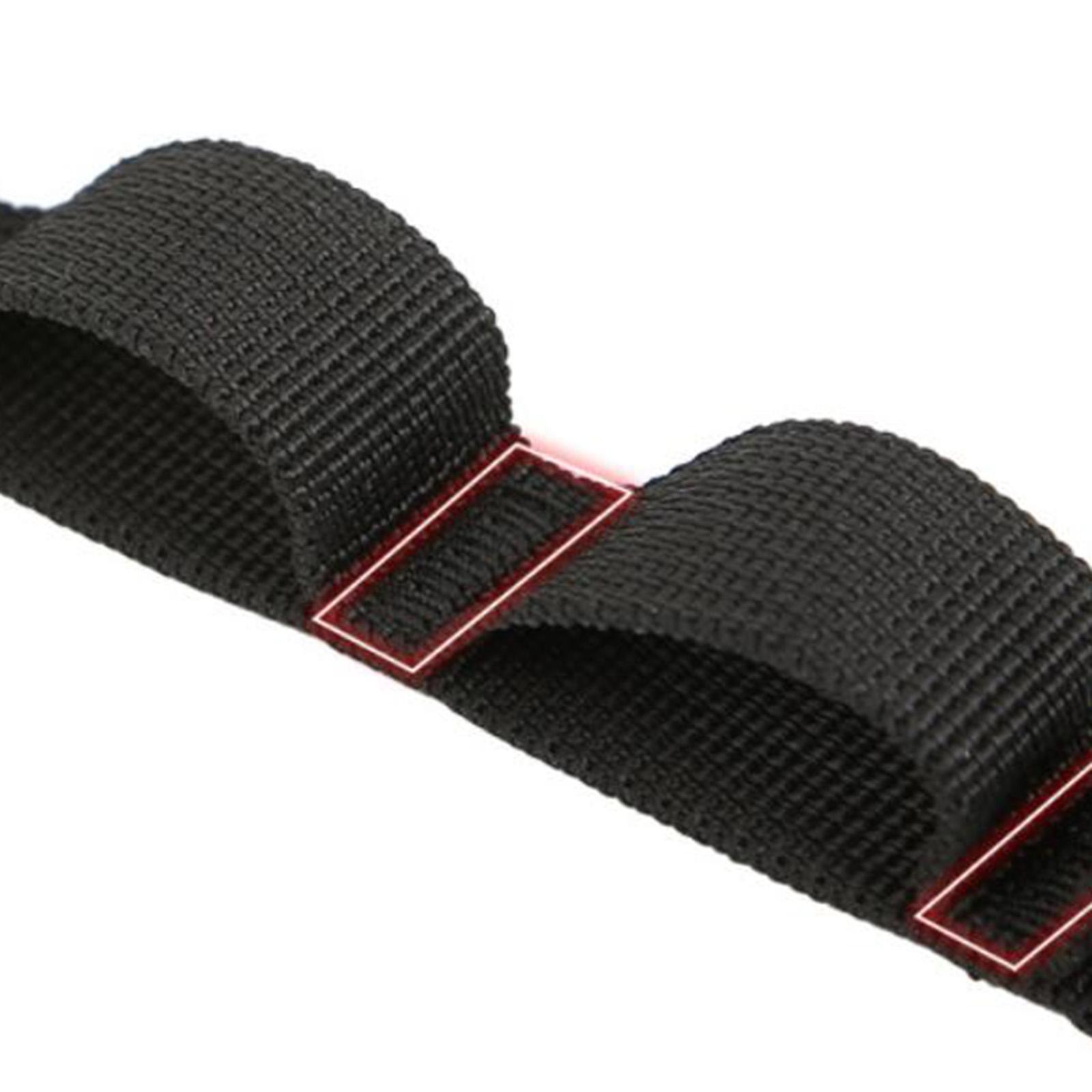 2X Outdoor Climbing Daisy Chain Rope Strap Rappelling Downhill Black