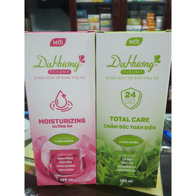 Dung dịch vệ sinh phụ nữ Dạ Hương Pharma chai 120ml