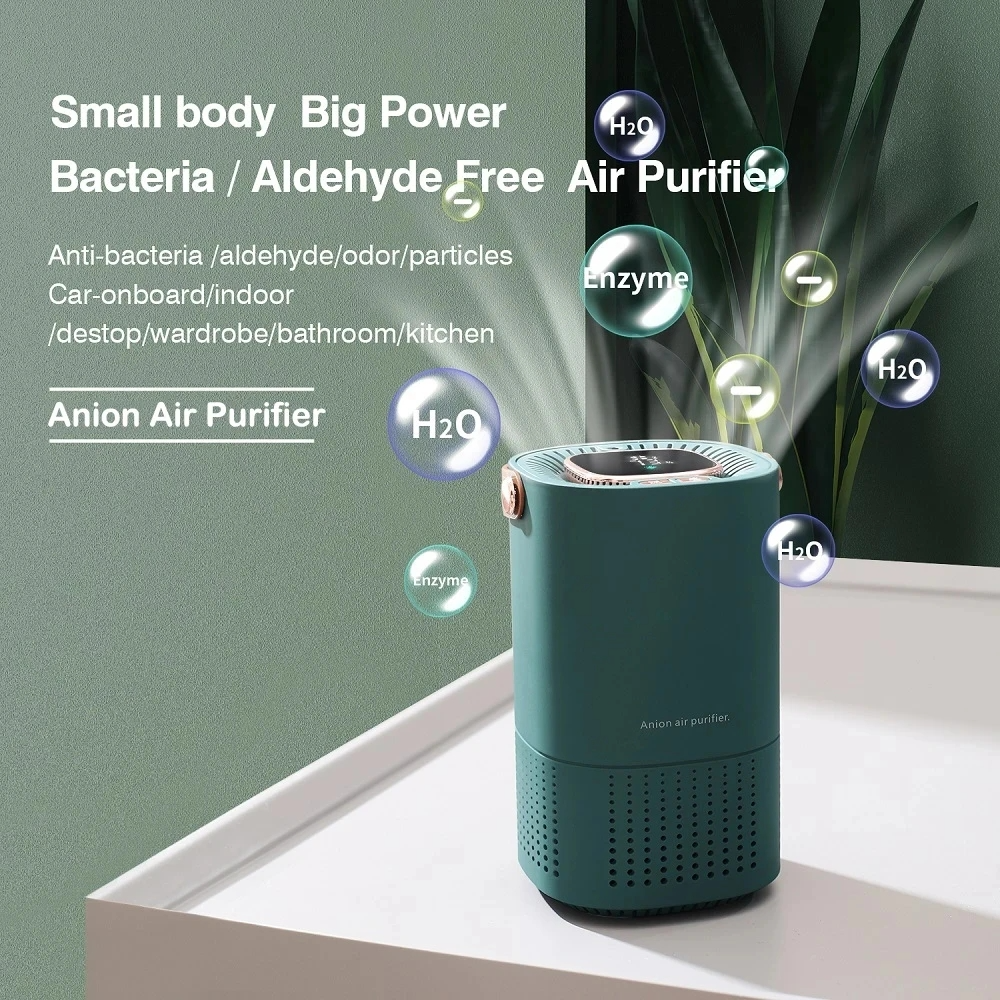 Máy lọc không khí cầm tay mới của Ionizer Máy tạo ion âm Bộ lọc khử mùi Máy lọc không khí ô tô-Hàng chính hãng