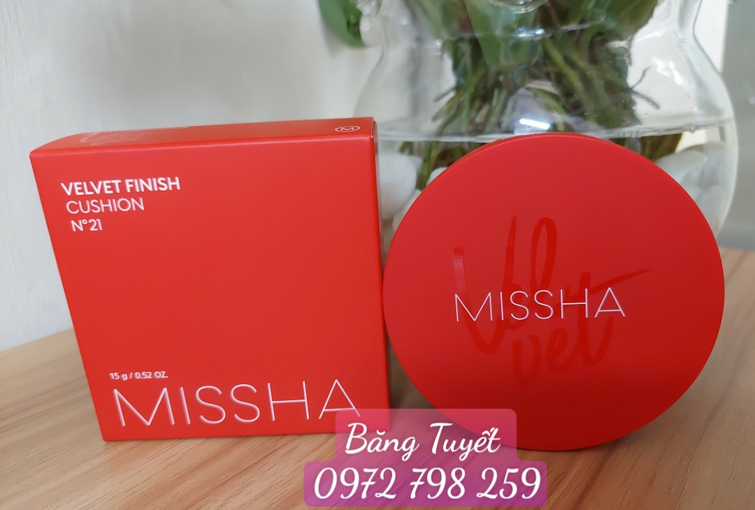 Phấn Nước Misa Đỏ Hàn Quốc 15g