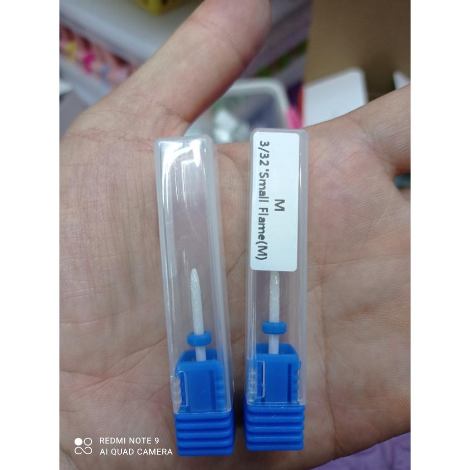 Đầu mài khóe sứ, đầu sứ mài khóe
