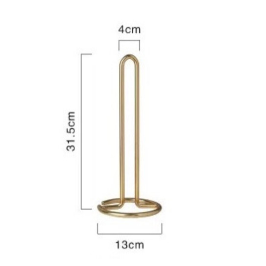 Cây để giấy ăn giấy lau, cây để giấy cuộn nhà bếp bằng thép không gỉ - 31.5 x 13.0 cm