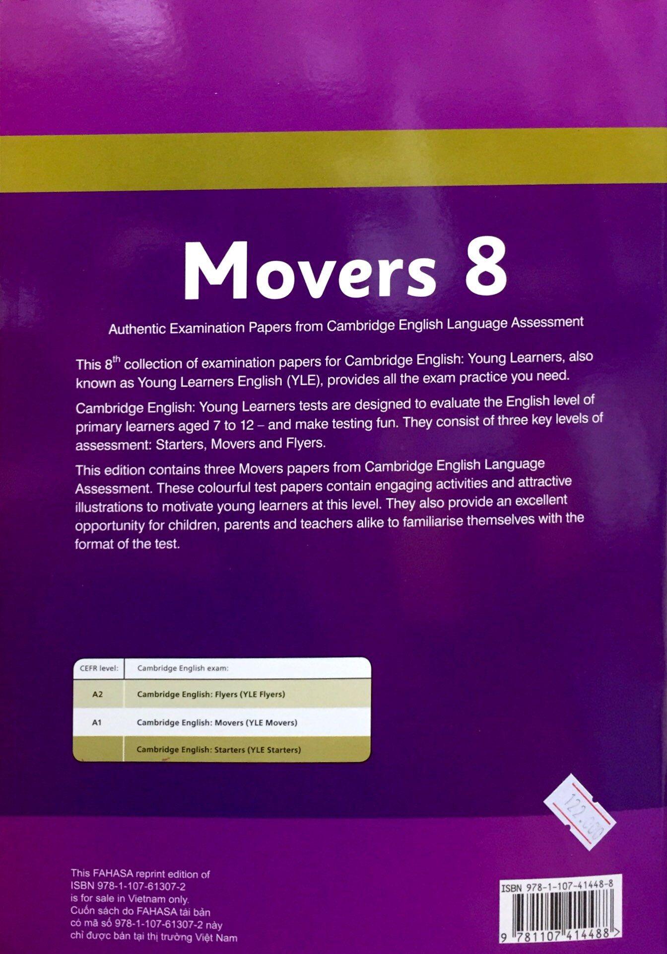 Cambridge Young Learner English Test Movers 8: Student Book
