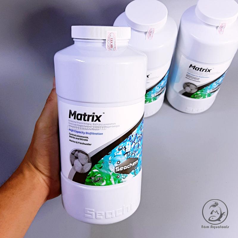 SEACHEM MATRIX Nguyên Hộp 1 Lít | 2 Lít - Vật Liệu Lọc Cao Cấp Chính Hãng Của Mỹ