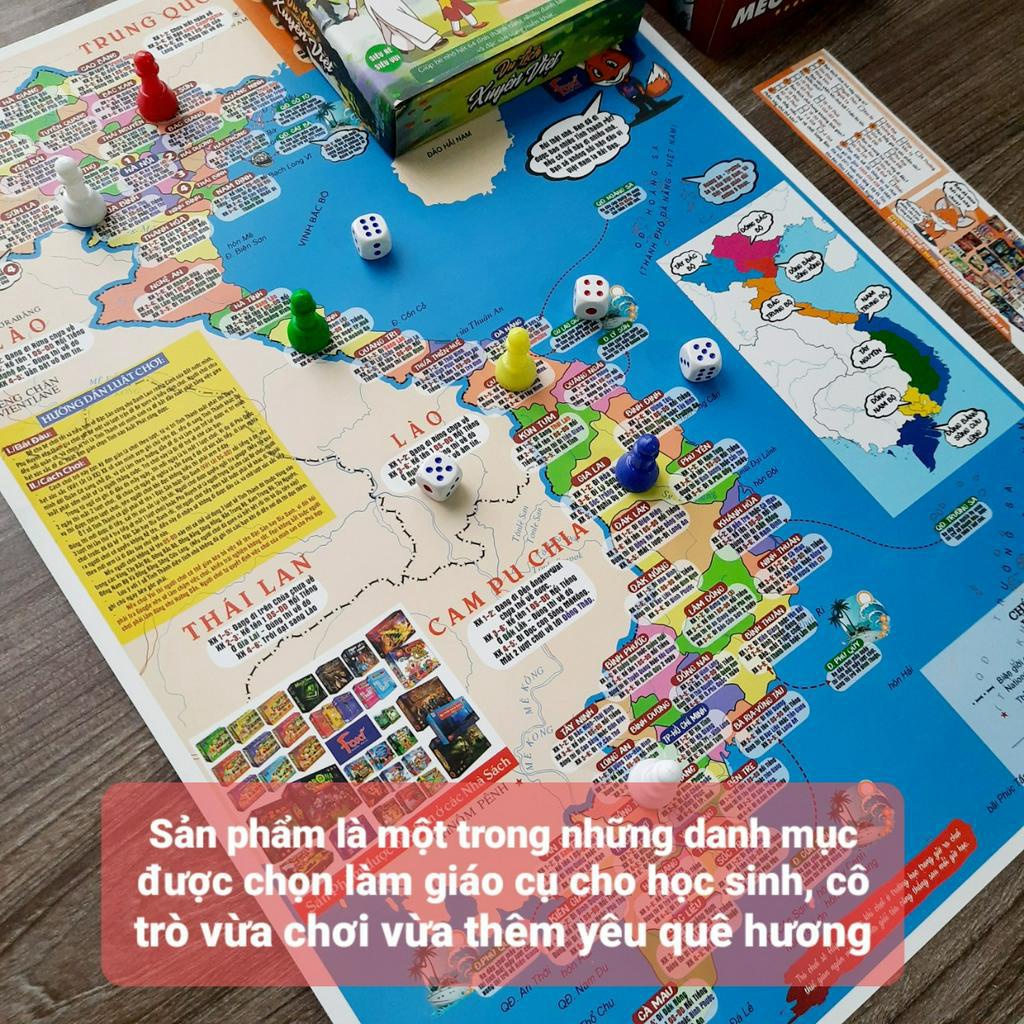 Đồ Chơi Board Game - Du Lịch Xuyên Việt - Foxi