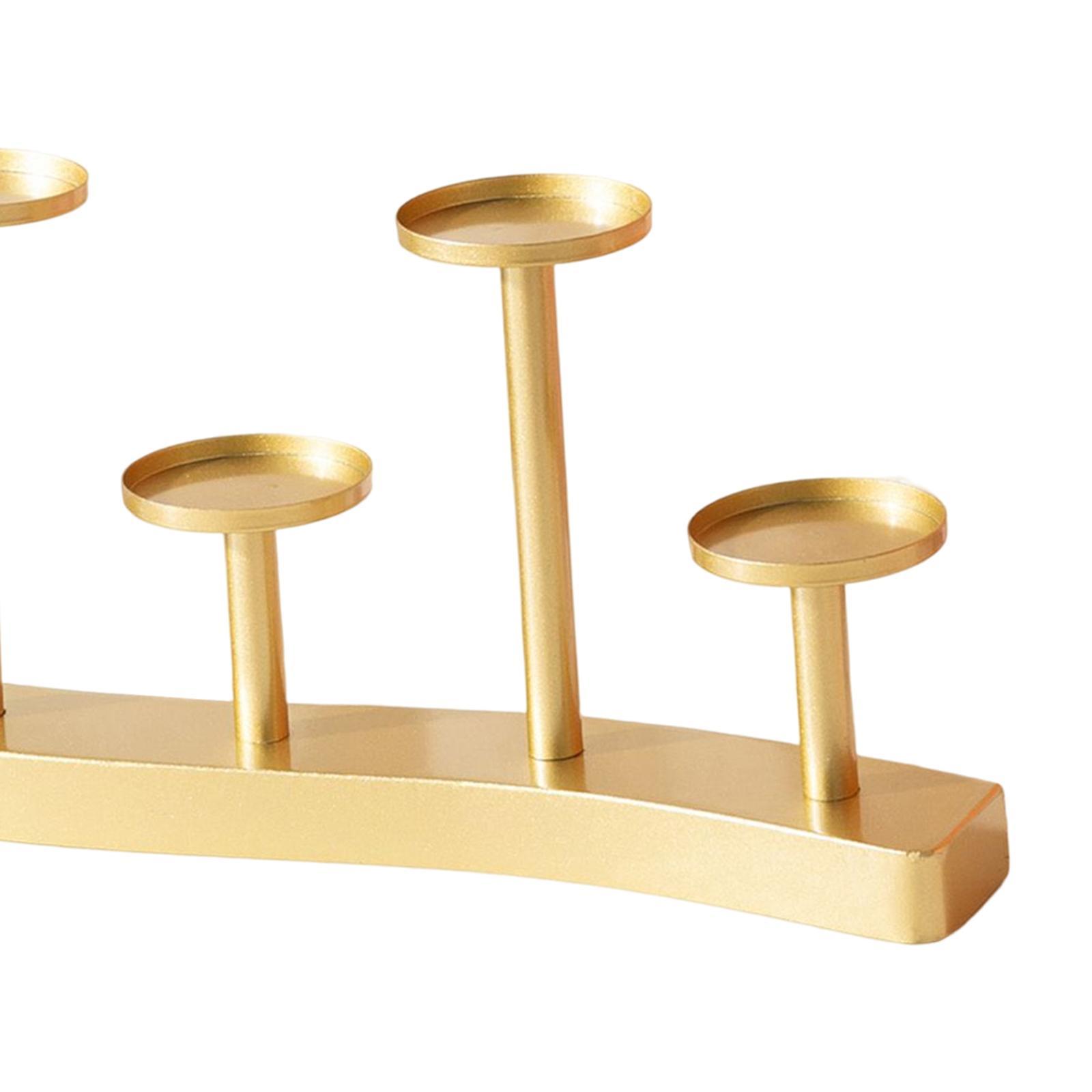 Candle Holder Ornament Candelabra Candlestick Centerpiece Gift Tea Light Holder for Banquet Wedding Table Pillar Stand Dining Table