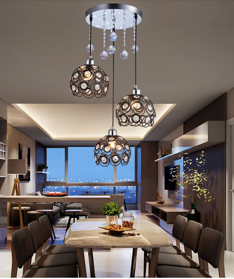 COMBO bộ 03 đèn thả Pha lê cao cấp CB6816