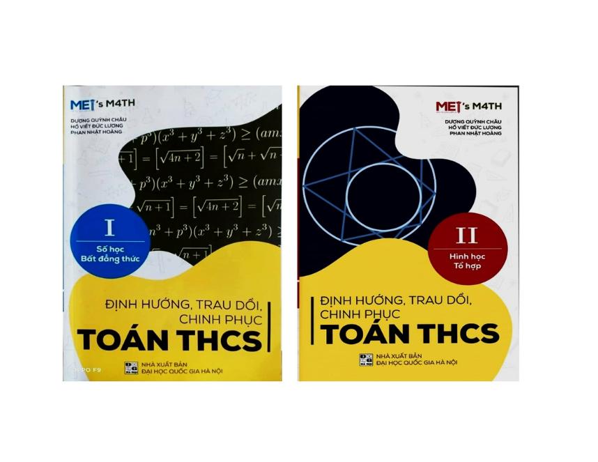 Sách Combo Định hướng, trau dồi, chinh phục Toán THCS (Tập I+Tập II)