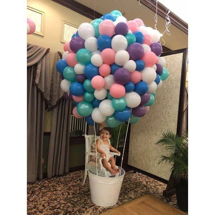 Combo 25 quả bóng bay trộn màu pastel 10inch 28cm