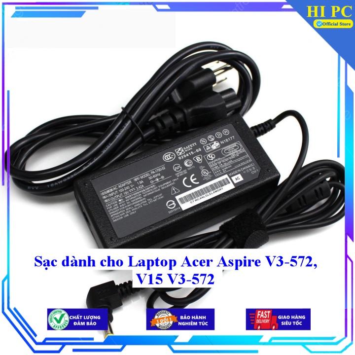 Sạc dành cho Laptop Acer Aspire V3-572 V15 V3-572 - Kèm Dây nguồn - Hàng Nhập Khẩu