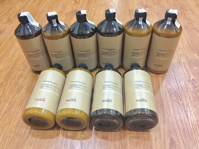 [+Tặng mũ trùm] BỘ DẦU GỘI XẢ PHỤC HỒI NASHI ARGAN SIÊU MỀM MƯỢT TÓC 1000ML