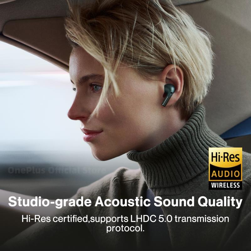 Tai nghe OnePlus Buds Pro 2 2R mới Tai nghe TWS Bluetooth 5.3 48dB Tai nghe khử tiếng ồn chủ động ANC LHDC/AAC/SBC/LC3 Màu: 2 Xanh lục thêm Đỏ
