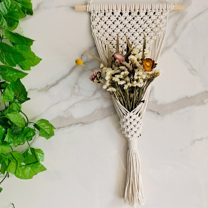 Thảm dệt Giỏ hoa Dreamcatcher vintage sang trọng