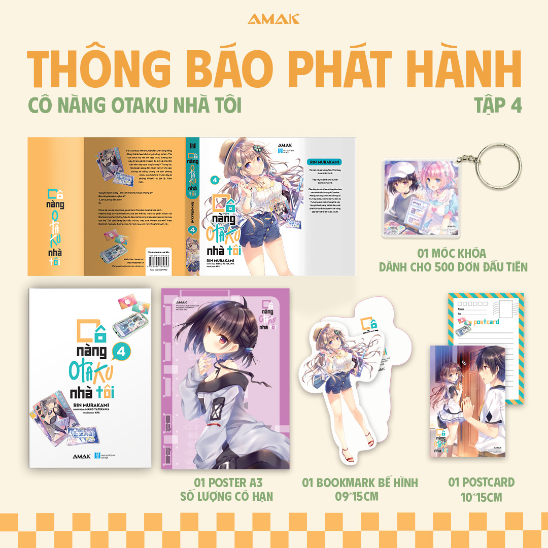 [Light Novel] Cô Nàng Otaku Nhà Tôi – Tập 4 - Amakbooks