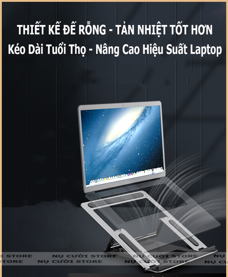 Giá Đỡ Laptop; Đế Tản Nhiệt Máy Tính; Giá Kê Laptop; Kệ Bàn Máy Tính - Hàng Nhập Khẩu