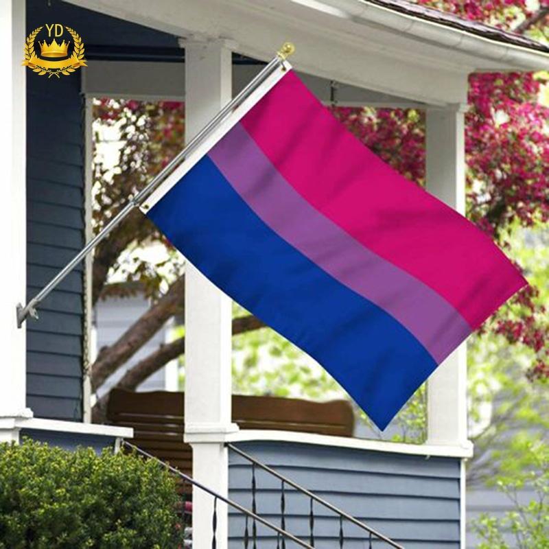 90x150cm Bisexual Flag Polyester Double Suture HB