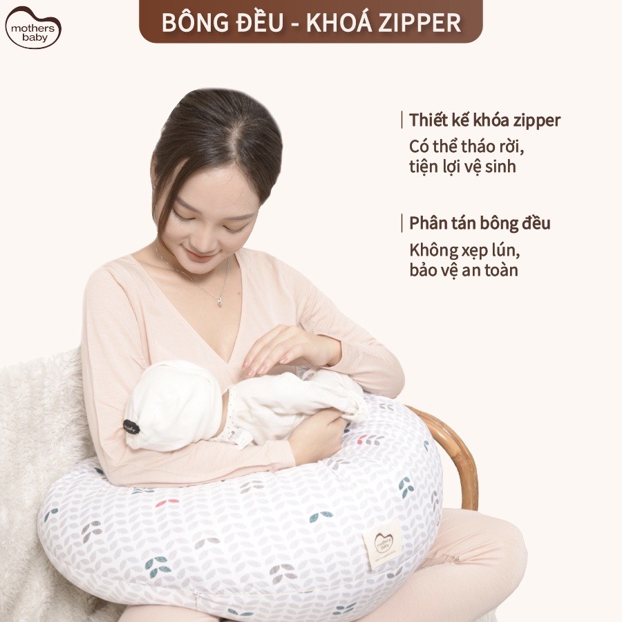 Gối Bầu Đa Năng Cho Mẹ Bầu Và Sau Sinh - Thương Hiệu Mothersbaby Hàn Quốc