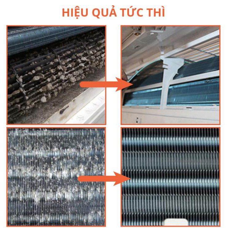 Dụng cụ Vệ Sinh Máy Lạnh Tại Nhà (sử dụng 10 lần) - dễ sử dụng hiệu quả cao