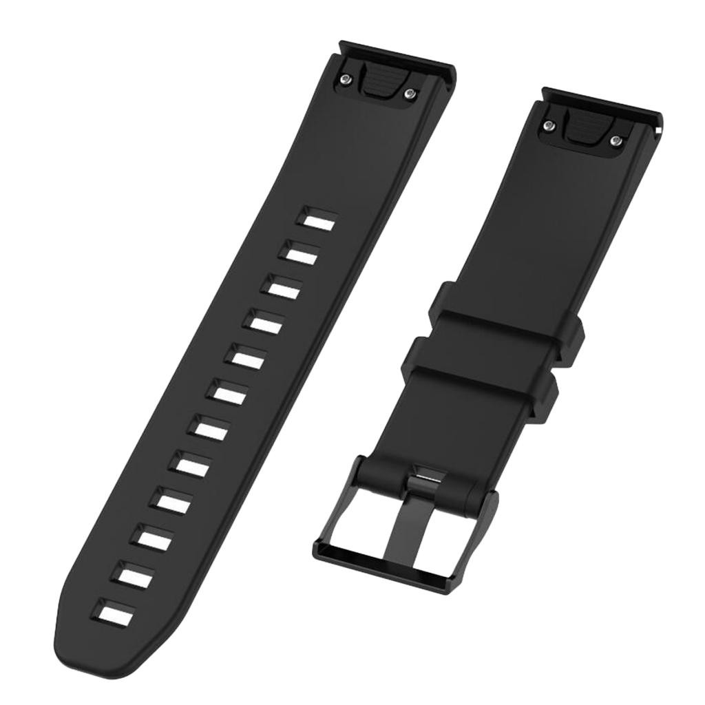 Soft Silicone Replacement Wristband Watch Band Bracelet Strap For Garmin Fenix 5X For Smart Watch 26mm Wrist Band Strap