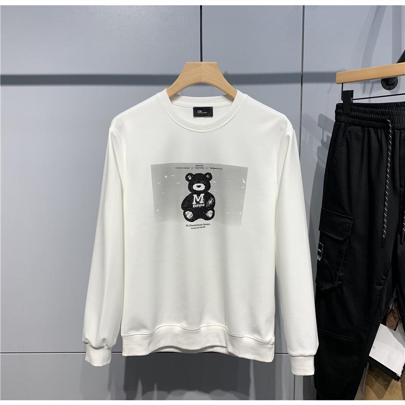 Áo sweater nam dáng ôm, Áo nỉ tay dài chất đẹp cá tính in Gấu Đen cute mã NZ666