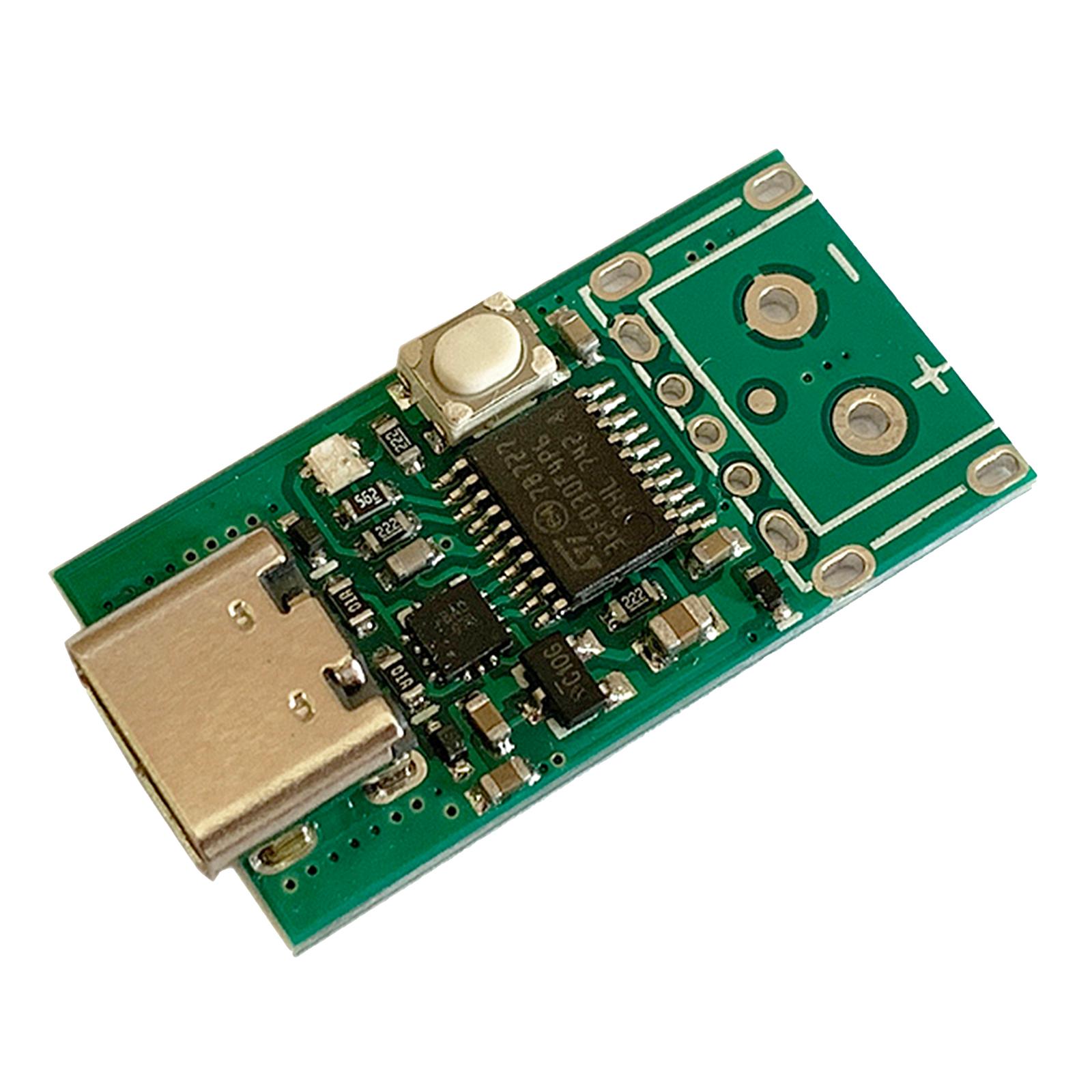 USB-C PD2.0 3.0 to DC Module Battery Charging PCB Module with Overcharge Overdischarge Short Circuit Protection Dual USB 5V Board