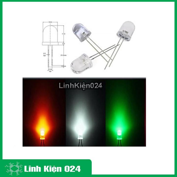 Led đơn siêu sáng đường kính 10mm đủ màu