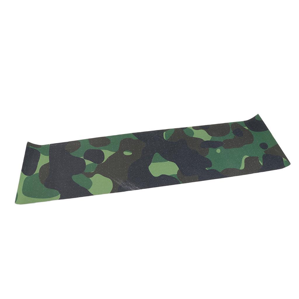 2pcs Camo + Elk Printed Skateboard Deck Sandpaper Grip Tape Griptape Sheet 840 x 230mm