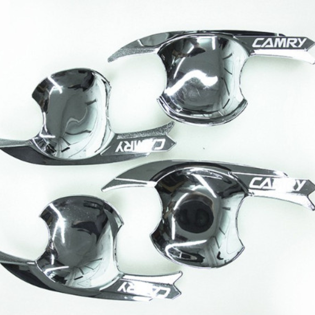 Bộ ốp hõm cửa xe Toyota Camry 2013-2018, Camry 2019 - 2021 mạ Crom