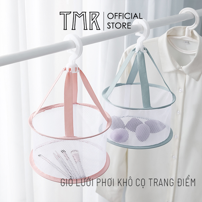 [Set 3] Bộ dụng cụ vệ sinh cọ trang điểm TMR Clean and Dry Combo set giỏ phơi cọ, nước rửa cọ tiện lợi