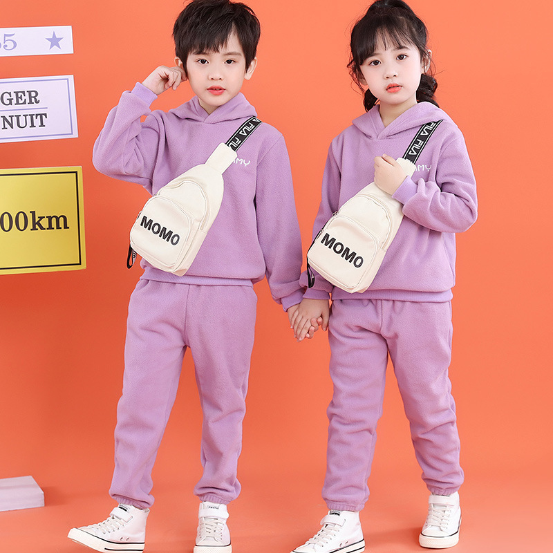 Bộ Nỉ Bông Cho Bé Trai Bé Gái Hàng Quảng Châu Chất Mềm Đẹp Sz 130 (22-25kg)