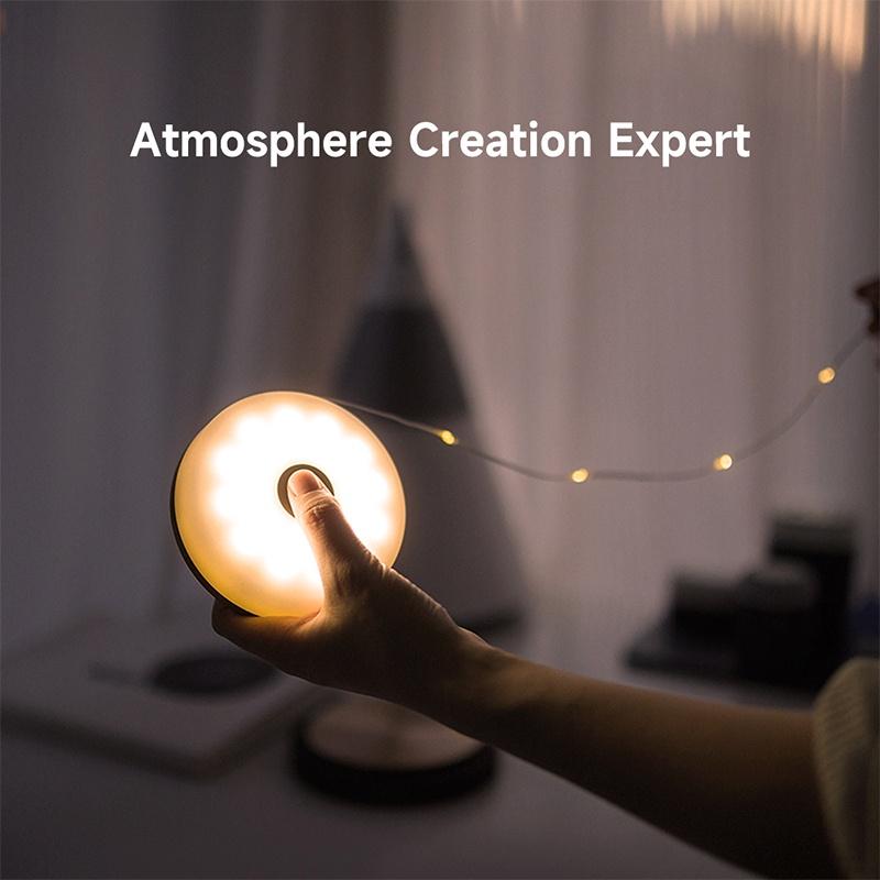 Dải Đèn LED Ánh Sáng Trắng Ấm Áp Linh Hoạt Nhỏ Gọn Có Thể Sạc Lại Trang Trí Lều Cắm Trại