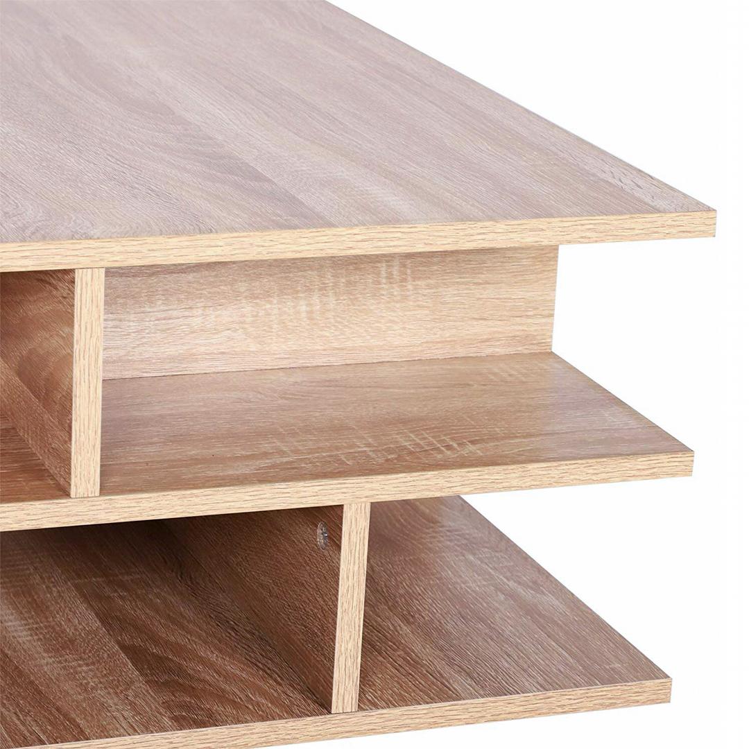 Bàn trà gỗ hiện đại SMLIFE Camila | Gỗ MDF dày 17mm chống ẩm | D70xR70xC30cm