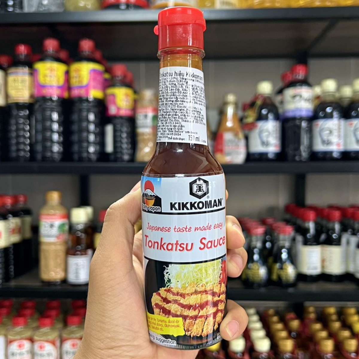 Sốt Tonkatsu Yakisoba Kikkoman 150ML | Chấm đồ chiên, xào mì